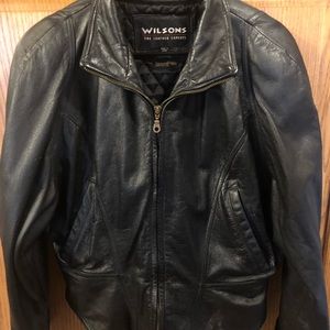 Wilson’s Womens genuine leather biker jacket